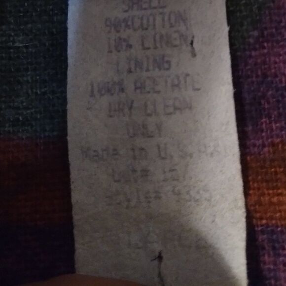 Vintage Raphael Lorenzo Abstract Pattern Blazer - Picture 9 of 9